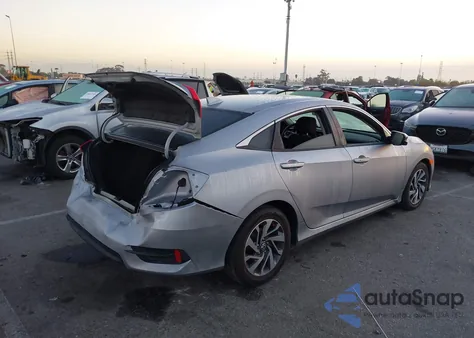 2018 Honda Civic Ex from USA, damaged, VIN 2HGFC2F7XJH515247